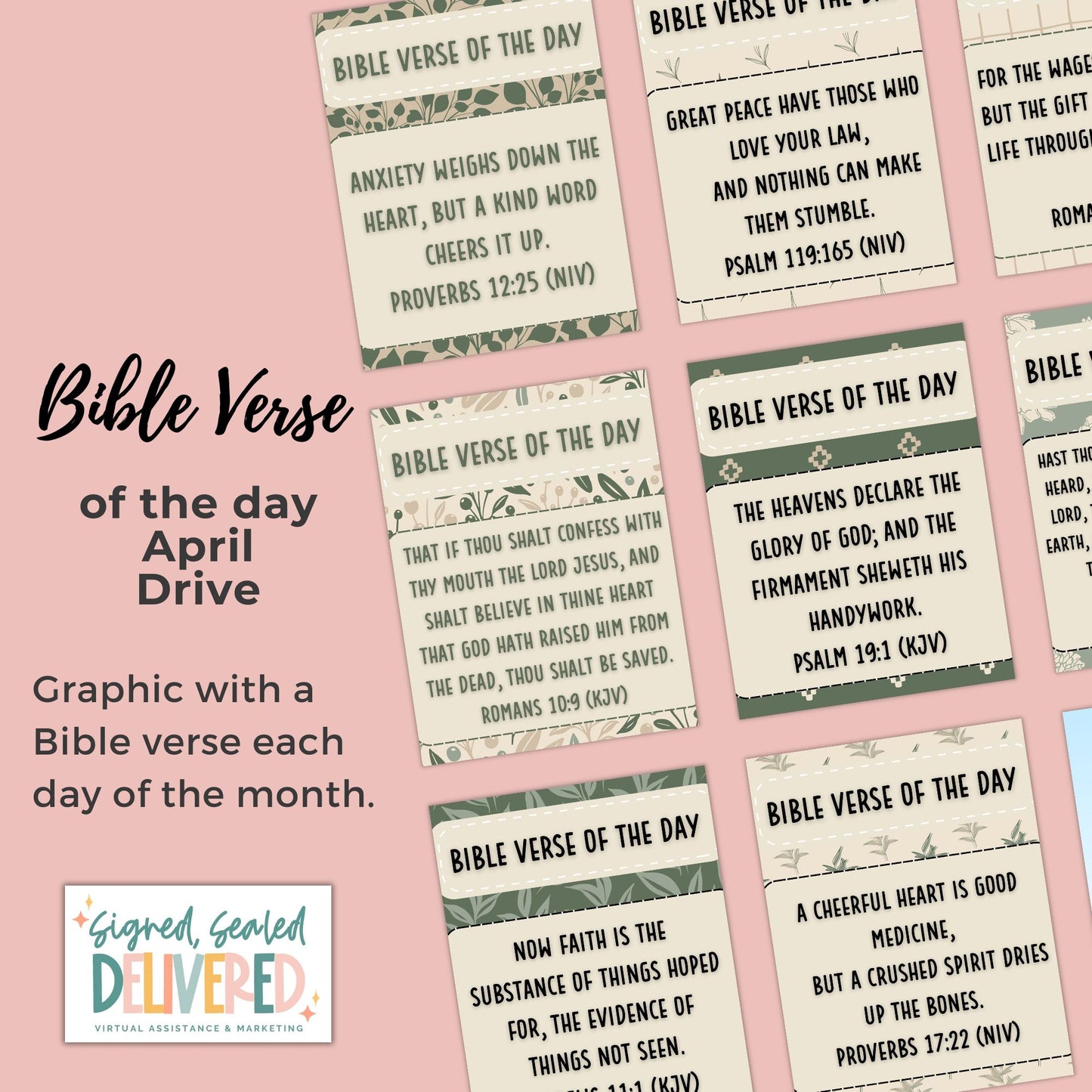 Bible Verse of the Day Graphic April 2025