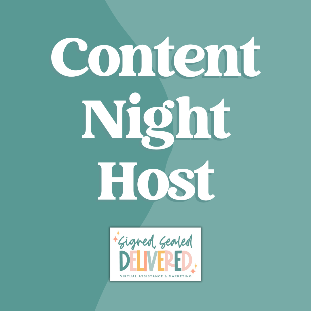 Content Night Host