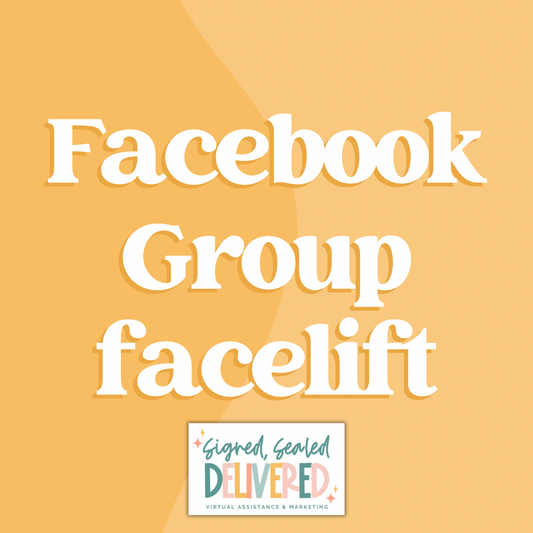 Facebook Group Facelift