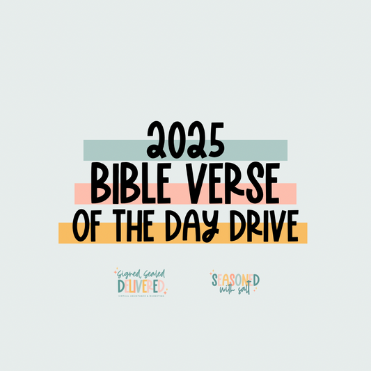 Bible Verse of the Day 2025 Drive